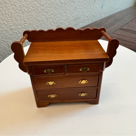 Other - Vintage Wooden dollhouse furniture Miniature Dresser